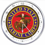 US Marine Corp Collectible Wall Clock